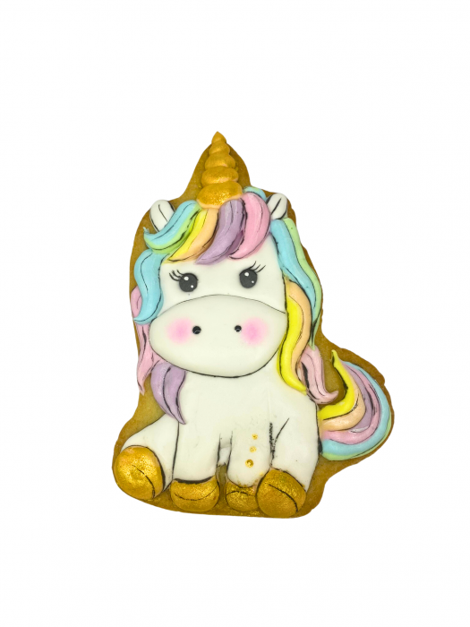 Set biscuiti tip topper pentru tort cu tematica unicorn [8]