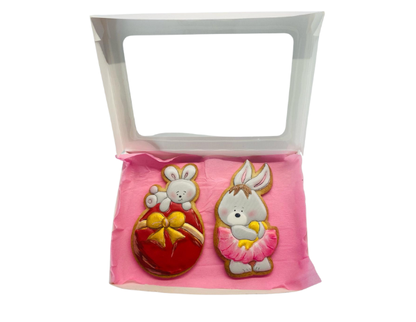 Set Exclusiv de Biscuiți Iepurași - Pictați Manual si Decorati cu Royal Icing [2]