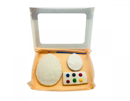Colectia de Paste - Delicii Pascale: Set Creativ de Biscuiți Ouă de Vanilie cu Glazură și Culori