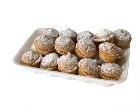 Produse patiserie - Cosulete cu magiune de prune si bezea cu nuca