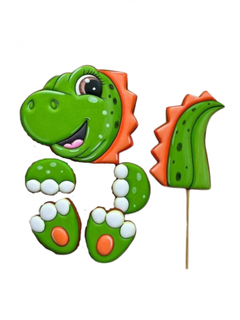 Biscuiti decorati manual - Dinozaur