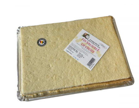 Foi de prajitura cu salicale si nuca de cocos (4 buc.) - 550 gr. [2]