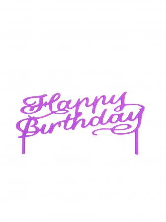 Happy birthday - Topper tort Happy birthday