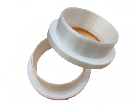 Diverse - Set 2 decupatoare rotunde 6 si 7 cm pentru pasta de zahar, biscuiti