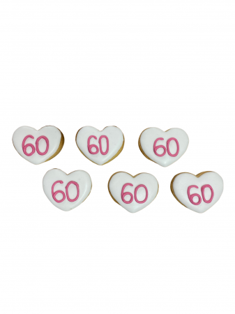 Diverse modele - Biscuiti inimioara decorati cu royal icing