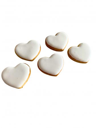 Diverse modele - Biscuiti inimioara decorati cu royal icing