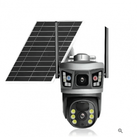 Pachete Promotionale - Camera Dubla 4G Dasgut – cu Incarcare Solara, 6MP, Senzor de Miscare, Rotire 360°