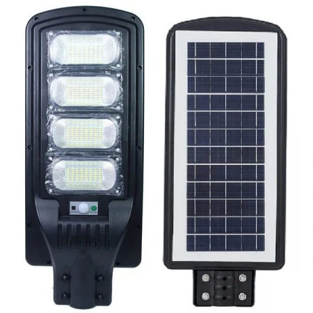 LAMPI SOLARE - Lampa Solara 420W de Exterior 192 Led , IP66, senzor de lumina ,senzor miscare, Telecomanda