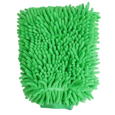 Auto - Moto - Mănușă Spălare Auto Chenille - Verde (izolată pe interior)