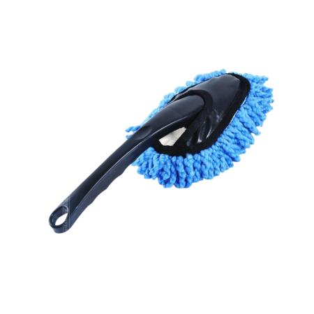 Auto - Moto - Perie indepartare praf auto, microfibra chenille (32 x 15 cm) - cu cap de schimb gri