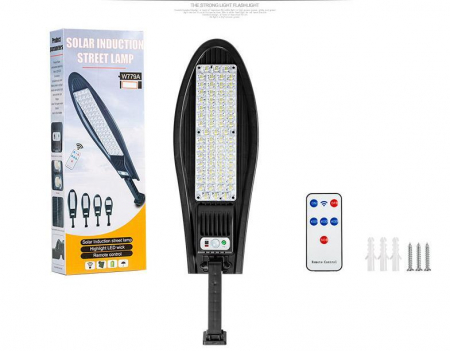 LAMPI SOLARE - Set 1+1 Lampa Solara LUPE 260 Led , Ip66 , Senzor de Lumina + Senzor de Miscare + Telecomanda