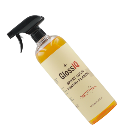 Auto - Moto - Spray Luciu pentru Plastic IQ13 - Restaurator ornamente exterioare, 1000 ml