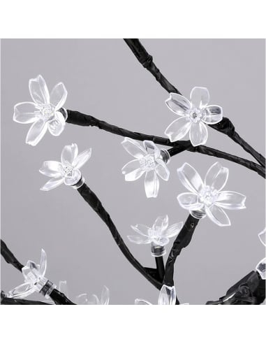 Black Friday - Pachet 2 x Bonsai decorativ cu flori de cires, 28 LED Multicolor [3]