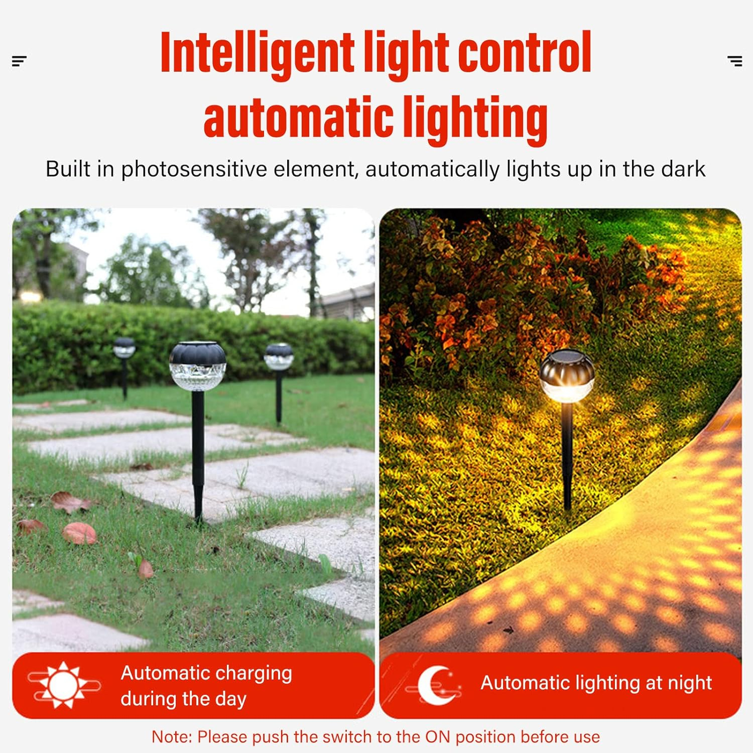 Set 4 X Lampa Solara Ambientala PAPADIE , Acumulator Incorporat , Iluminare Albă sau Multicolor , Ip 65 [5]