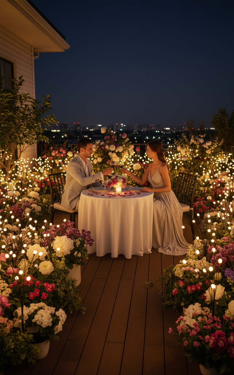 Set de 8 Lămpi Solare de Grădină cu Licurici Multicolor/Alb Cald – Eleganță și Magie în Spațiul Exterior - Copie [12]