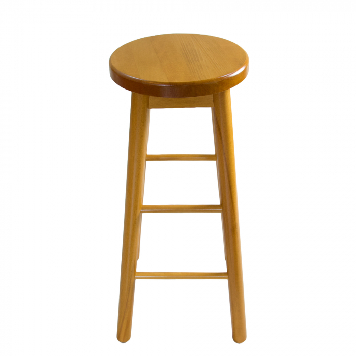 wood bar stool oak stained [2]