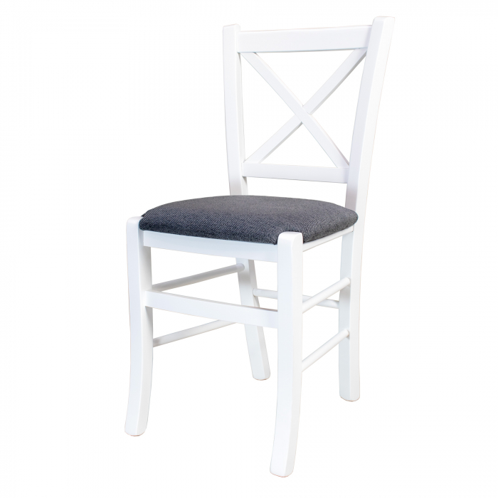 andreas white painted wood dining chair [4]