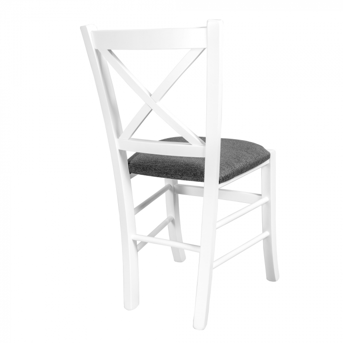 andreas white painted wood dining chair [3]