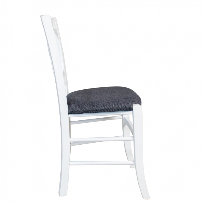 andreas white painted wood dining chair [2]