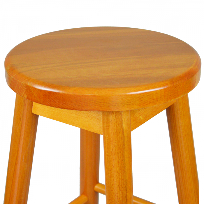 wood bar stool cherry tree stained [3]