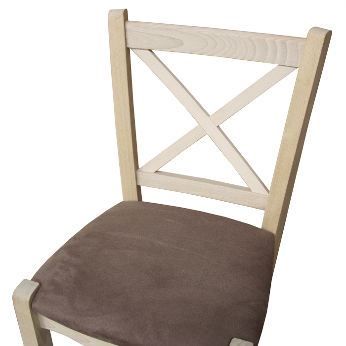 Scaun din lemn BAR CROCE tapitat [6]