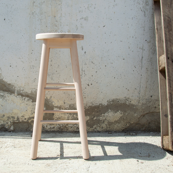 raw wooden bar stool [4]