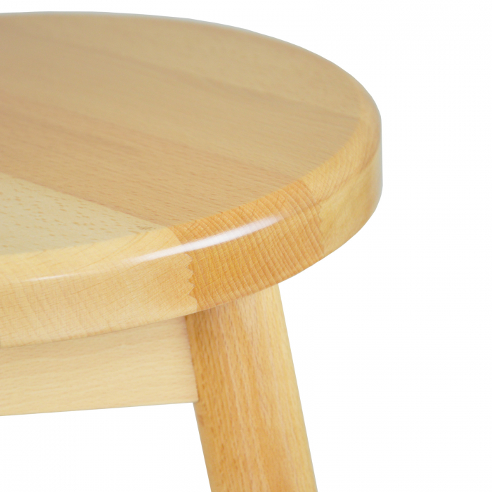 wood bar stool natural beech [3]