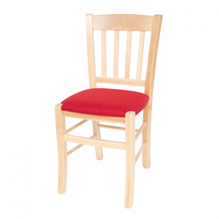 madeira wood dining chair - natural beech [5]