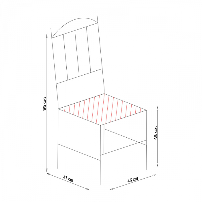 Upholstered SILVANA solid wood chair - white [4]