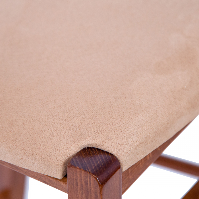 venetia bar upholstered high chair - walnut [5]