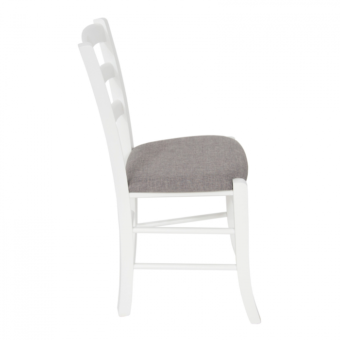 upholstered venetia wood chair - white [2]