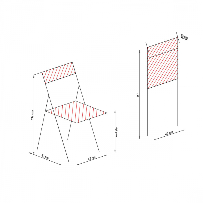 scaun pliabil din lemn igor bazalt [4]