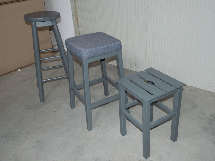 65 cm basalt grey ISLA bar stool [7]