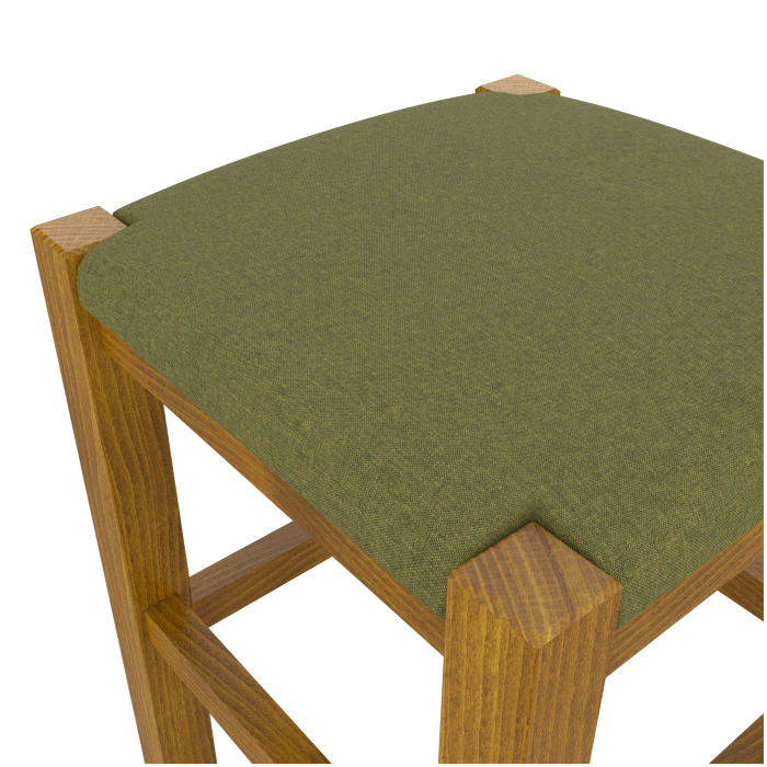 chriss wooden stool - oak [3]