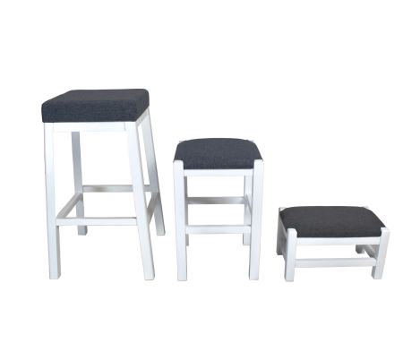 Bancuta din lemn NUCA alb [3]