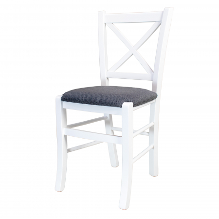 andreas white painted wood dining chair [3]