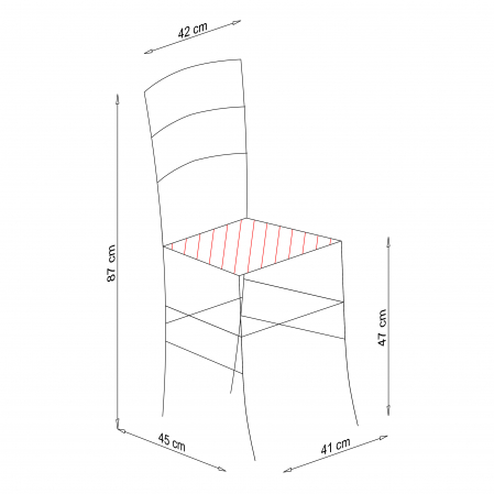 venetia solid wood chair - white [5]