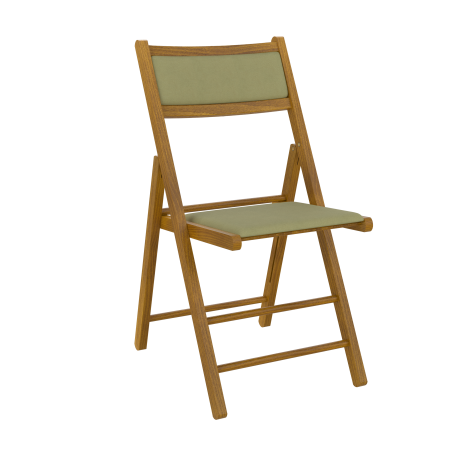 Lori - LORI upholstered folding chair - oak