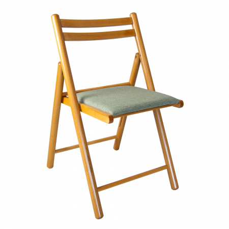 Scaune - Scaun pliant din lemn IGOR R tapitat stejar
