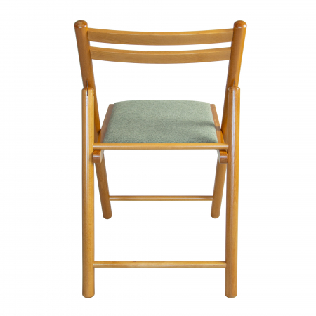 Scaun pliant din lemn IGOR R tapitat stejar [3]