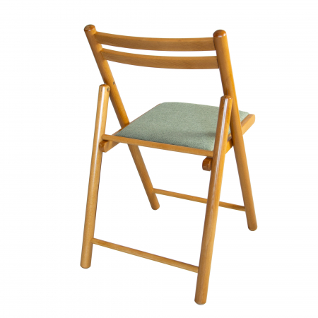 Scaun pliant din lemn IGOR R tapitat stejar [2]