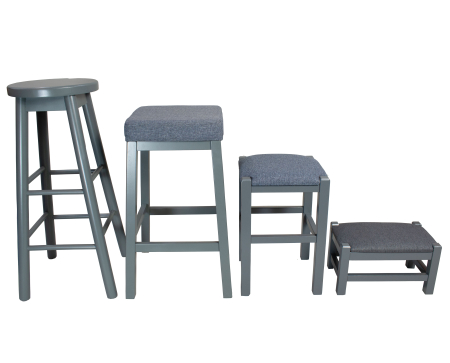 taburet din lemn chriss tapitat bazalt [3]