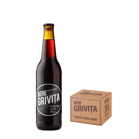 Comandă bere artizanală - BERE GRIVIȚA BLACK BAX 20x0.5L