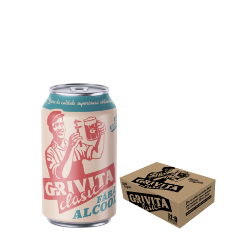 Comandă bere artizanală - DOZĂ GRIVIȚA CLASIC FĂRĂ ALCOOL BAX 24X0.33L