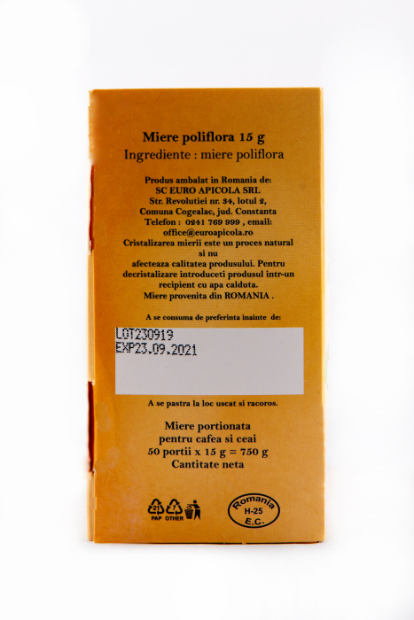 Miere portionata pentru cafea si ceai 50*15g [3]