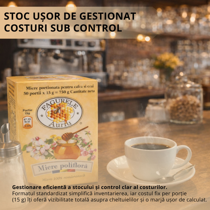 Miere portionata pentru cafea si ceai 50*15g [7]