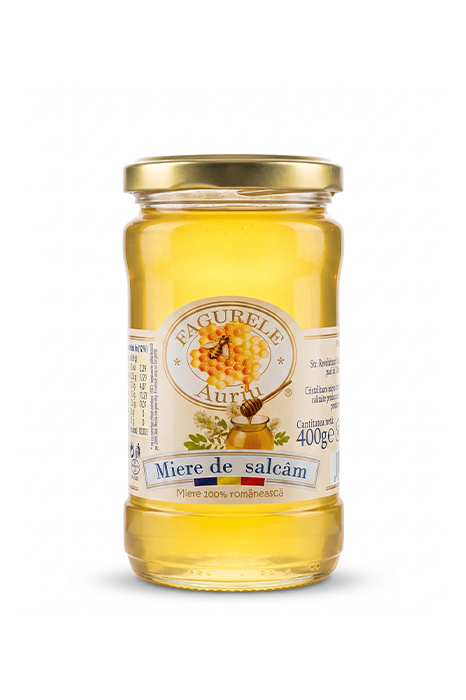 Miere salcam Fagurele Auriu PET 400 g [2]