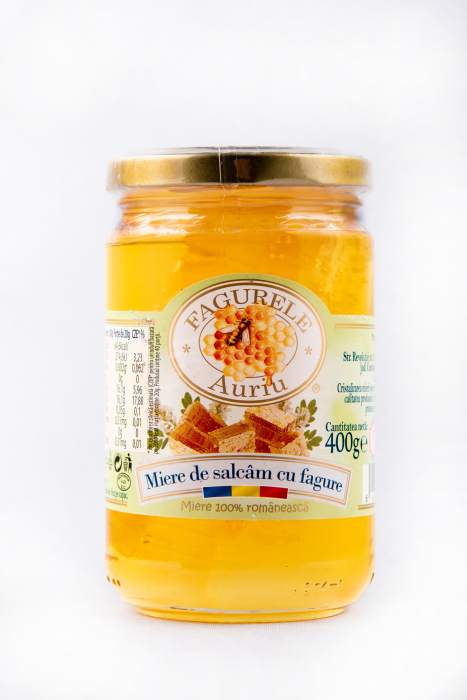Miere salcam Fagurele Auriu PET 400 g [1]