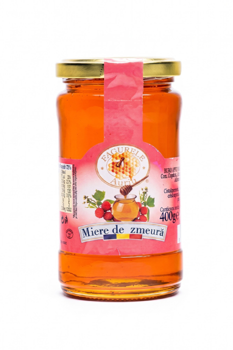 Miere Zmeura Fagurele Auriu 400g [2]