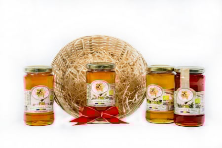 Cosuri cu produse apicole - Cos cu produse  ECO 5  - Fagurele Auriu